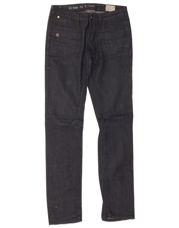 Blugi drepti 3301 pentru femei G-Star W31 L34 bumbac bleumarin