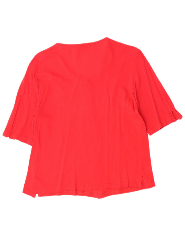 Bluză cu mânecă scurtă pentru femei Sergio Tacchini Top IT 48 XL roșu