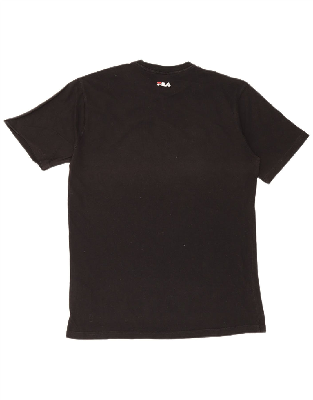 Tricou cu grafic Fila pentru bărbați Top mic bumbac negru
