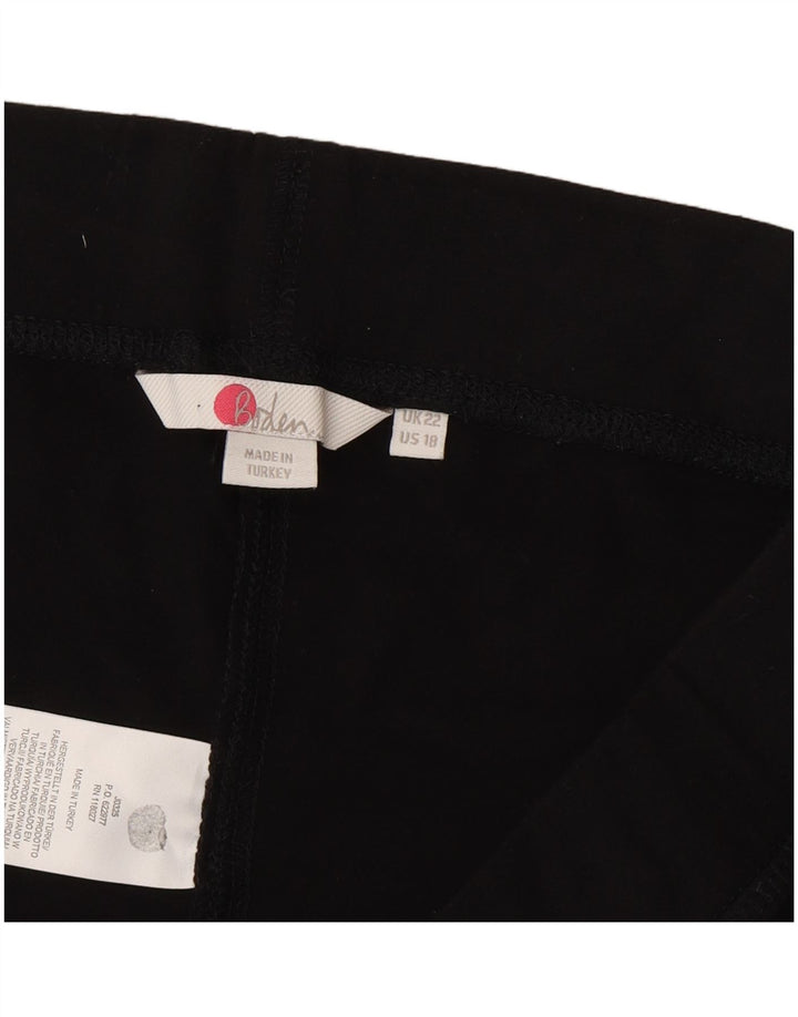 Leggings pentru femei Marks & Spencer UK 22 3XL Viscoză neagră