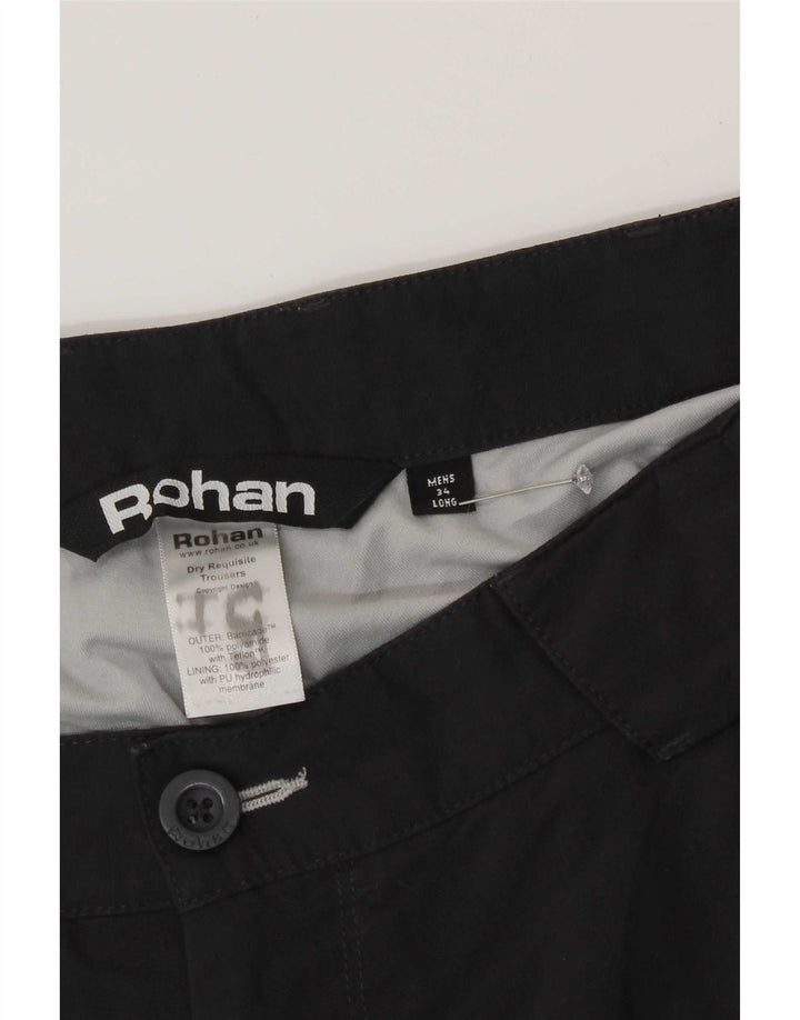 Pantaloni de drumeție pentru bărbați Rohan L34 L32 Poliamidă bleumarin