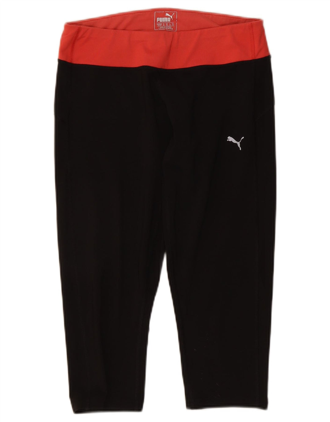 Leggings Capri Puma pentru femei UK 16, mare, negru, poliester color bloc