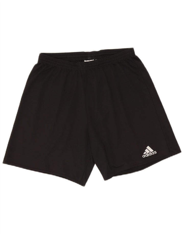 Pantaloni scurți sport pentru bărbați Adidas Climalite, poliester mediu negru