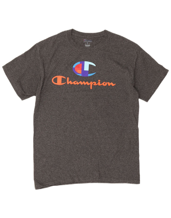 Tricou grafic pentru bărbați Champion Top Medium Gri