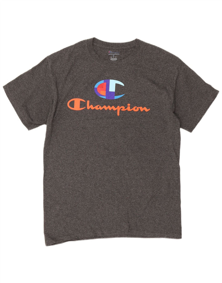 Tricou grafic pentru bărbați Champion Top Medium Gri