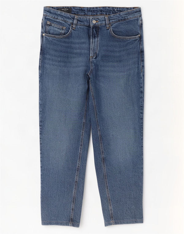 Massimo Dutti Blugi conici pentru bărbați EU 44 Large W34 L29 Blue Bumbac