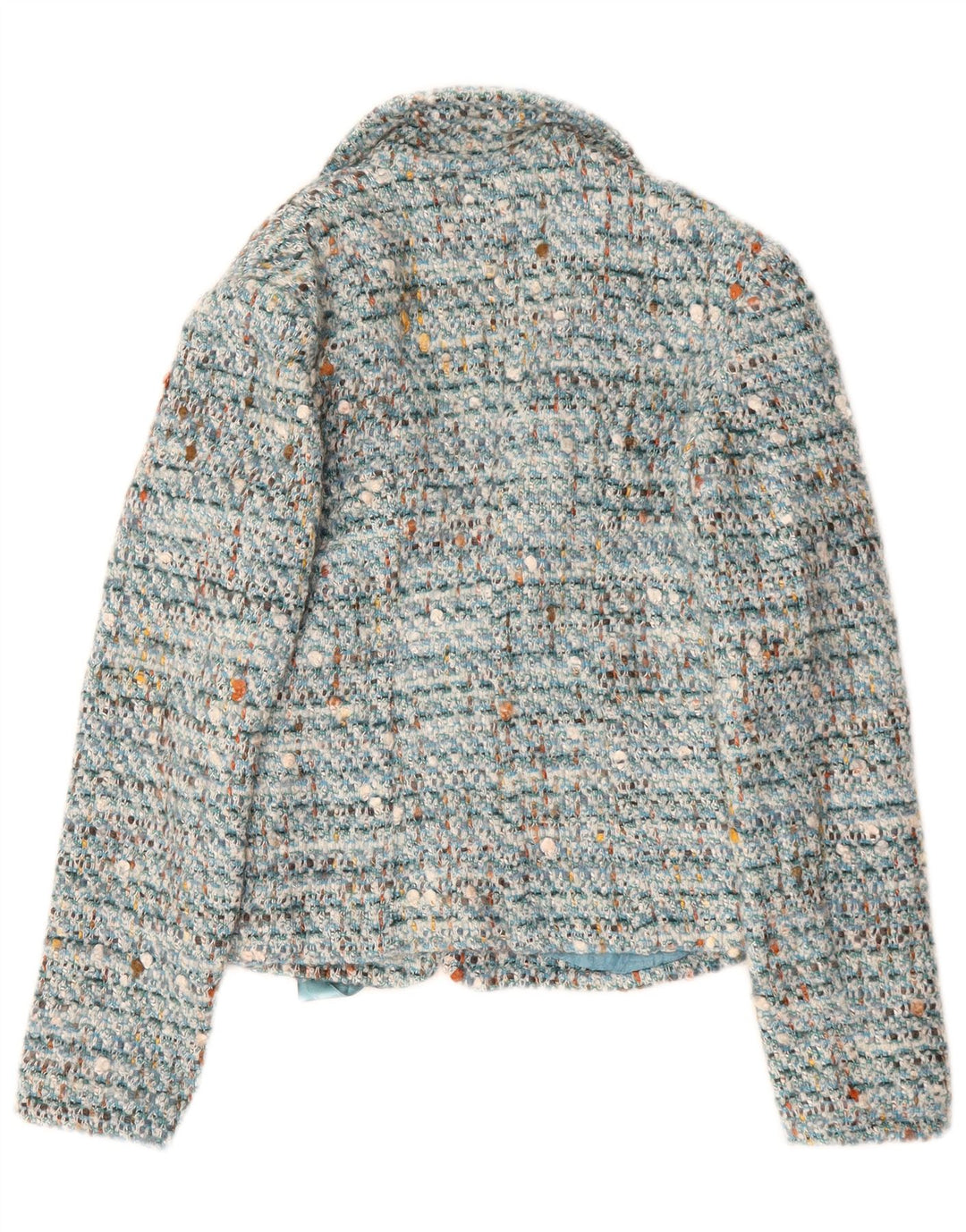 Luisa Spagnoli Jachetă pentru femei cu cravată în față IT 40 Small Blue Flecked