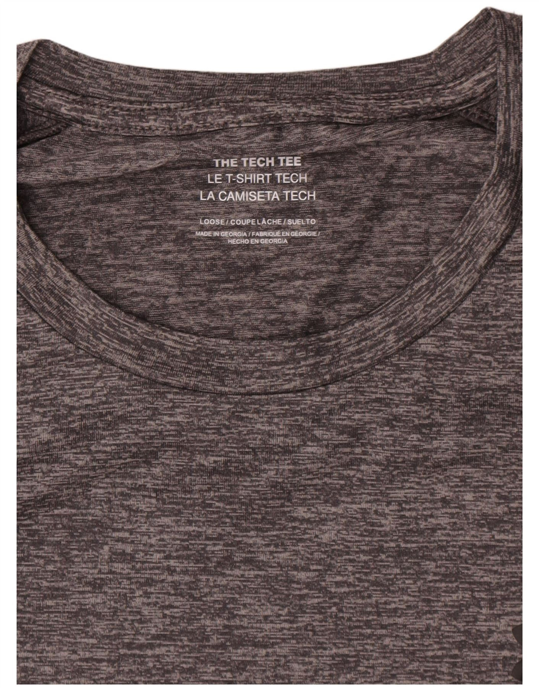 Tricou Under Armour pentru bărbați Top 2XL, poliester cu pături gri