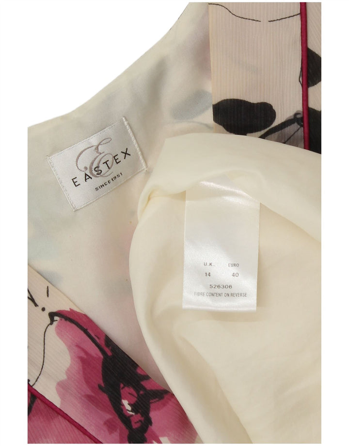 Rochie A-Line Eastex pentru femei UK 14 Poliester floral multicolor mare