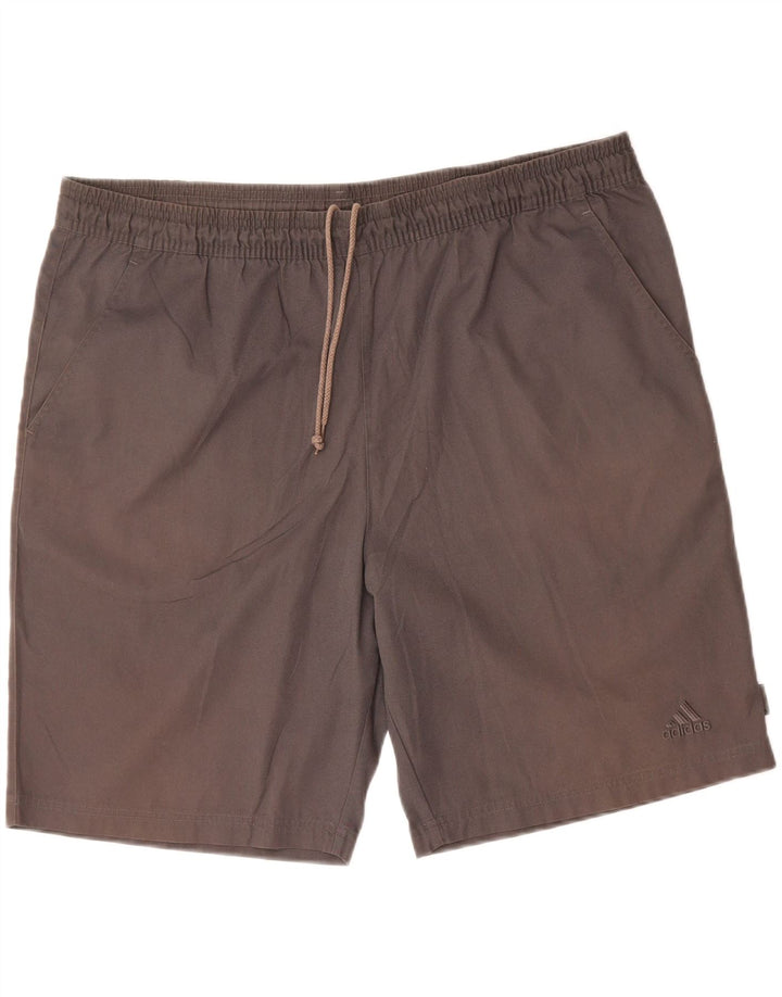 ADIDAS Mens Sport Shorts Large  Grey Polyester