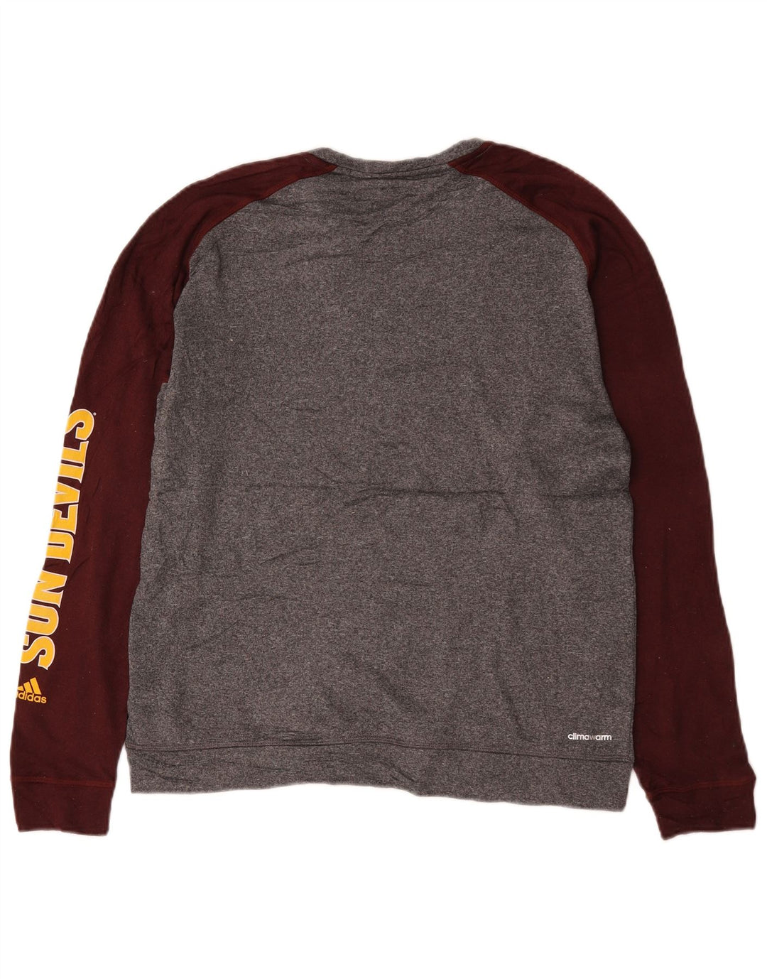 Pulover adidas pentru bărbați Arizona State Sun Devils, mare, gri