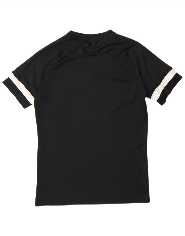 Tricou Nike Dri Fit pentru bărbați Top Mediu Negru Poliester Bloc de culoare