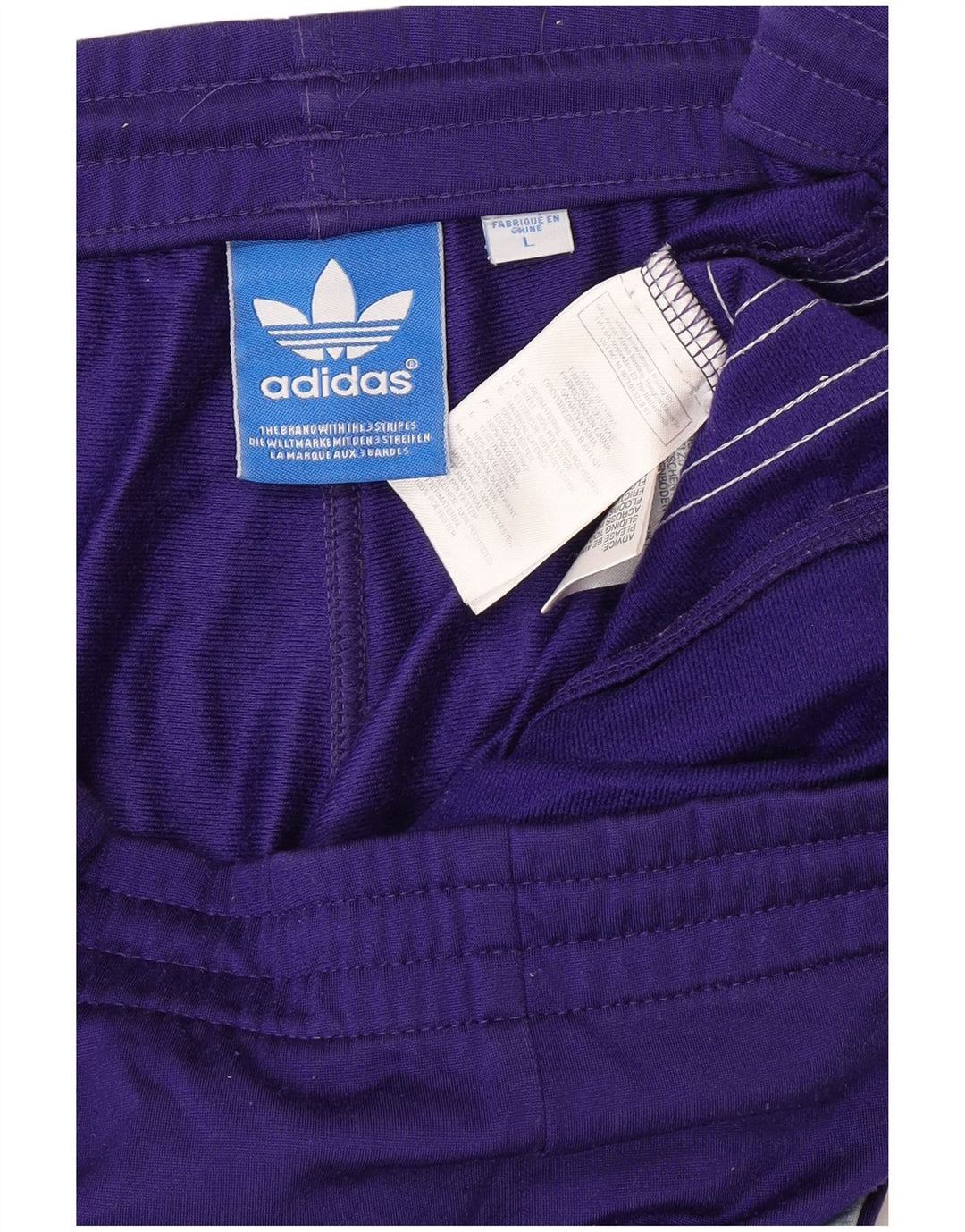 Pantaloni de trening ADIDAS pentru bărbați, poliester violet mare