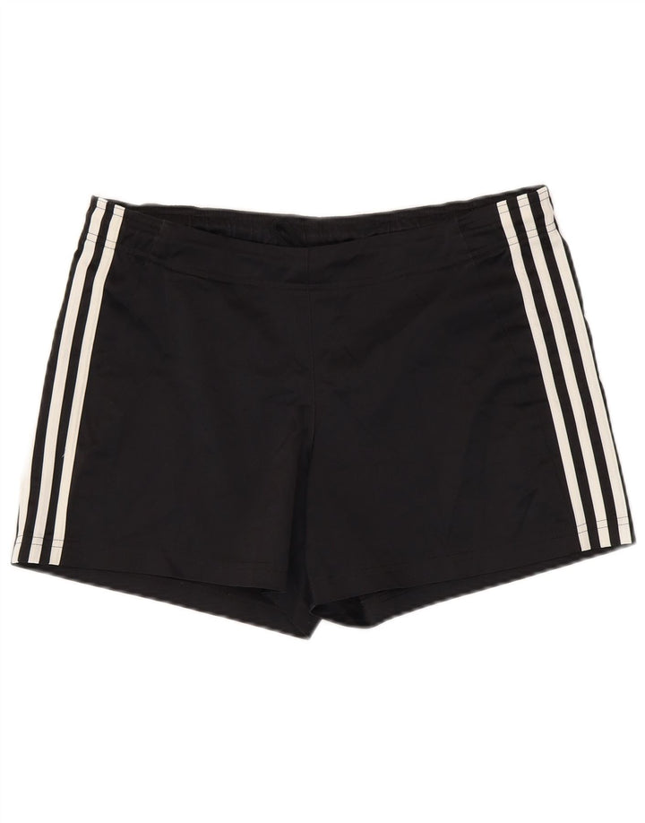 Pantaloni scurți sport adidas pentru femei UK 14, mari, negru, poliester