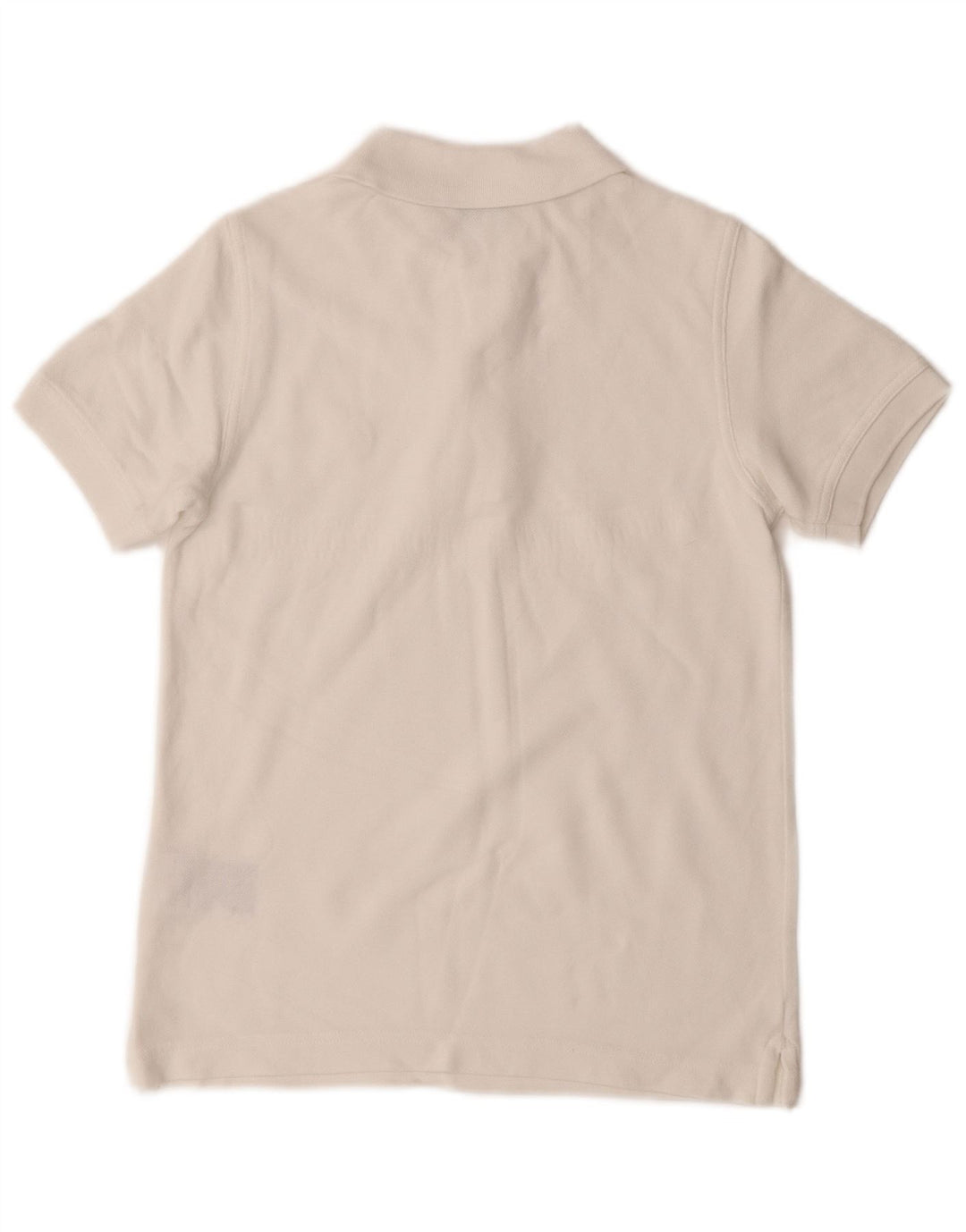 Tricou Polo Benetton Băieți 7-8 Ani Bumbac Alb Mediu