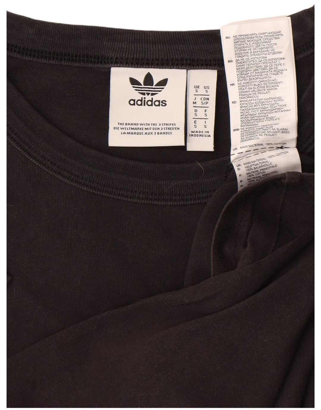 Tricou grafic ADIDAS pentru bărbați Top mic bumbac negru