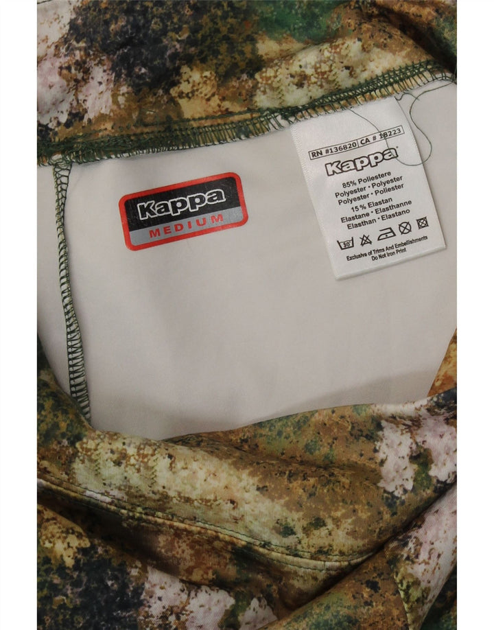 Leggings pentru femei Kappa UK 14 Poliester camuflaj multicolor mediu