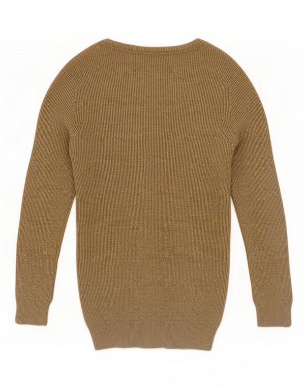 Pulover cardigan pentru femei Zara UK 12 Medium Gold Viscose