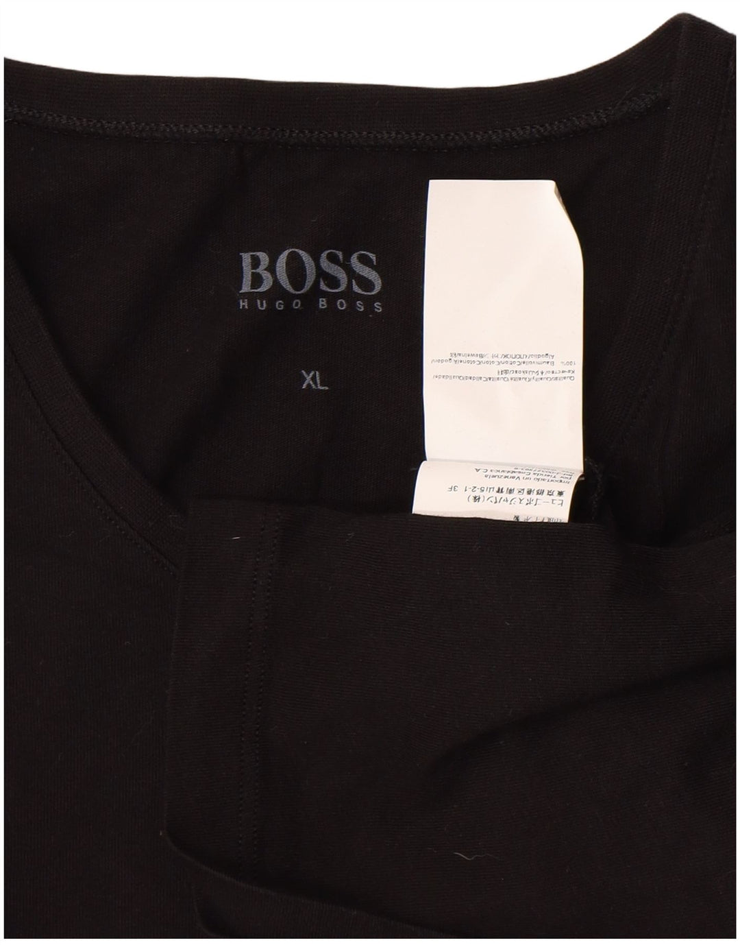 Tricou pentru bărbați HUGO BOSS Top XL bumbac negru