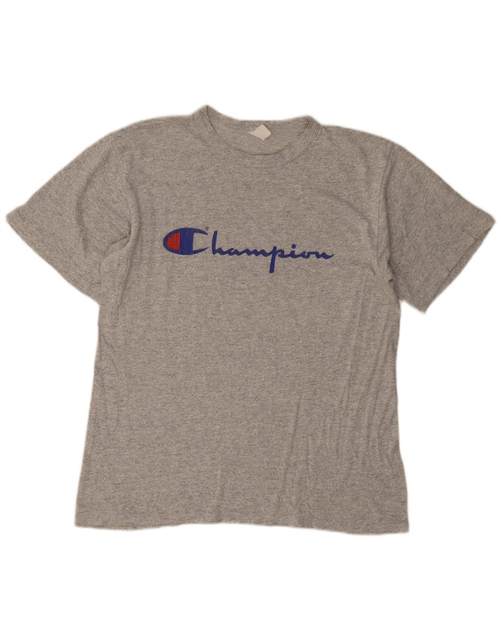 Tricou grafic pentru bărbați Champion Top mare, gri, pete