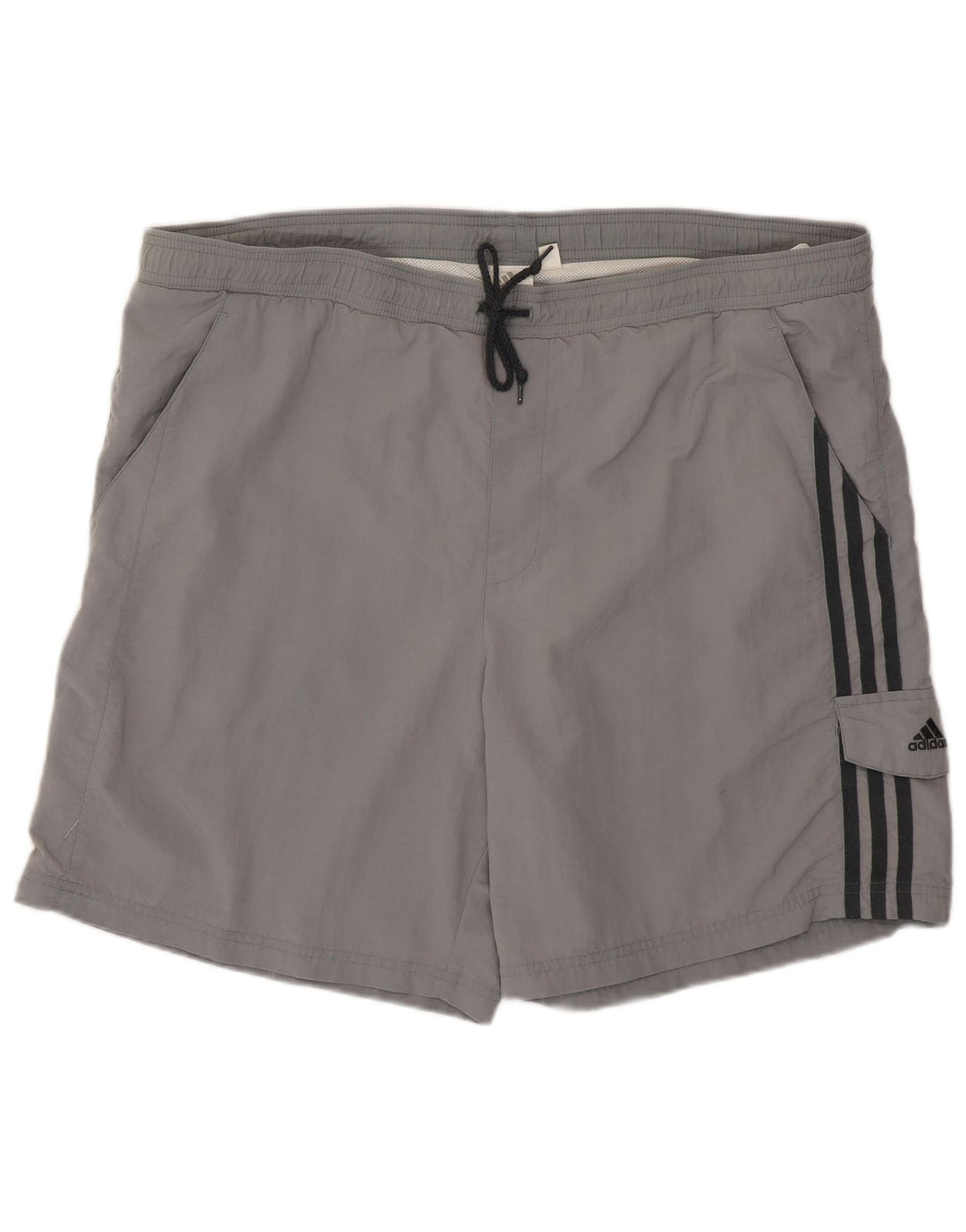 Pantaloni scurți de înot Adidas pentru bărbați, mari, gri din poliamidă