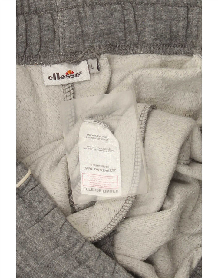 Pantaloni de trening Ellesse pentru femei UK 14 mare bumbac gri