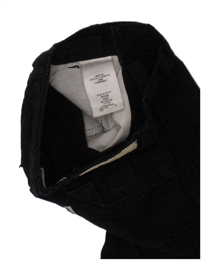 LEVI'S Boys Cargo Shorts 3-4 Years W20 L7 Black Cotton Vintage Levi's and Second-Hand Levi's from Messina Hembry 