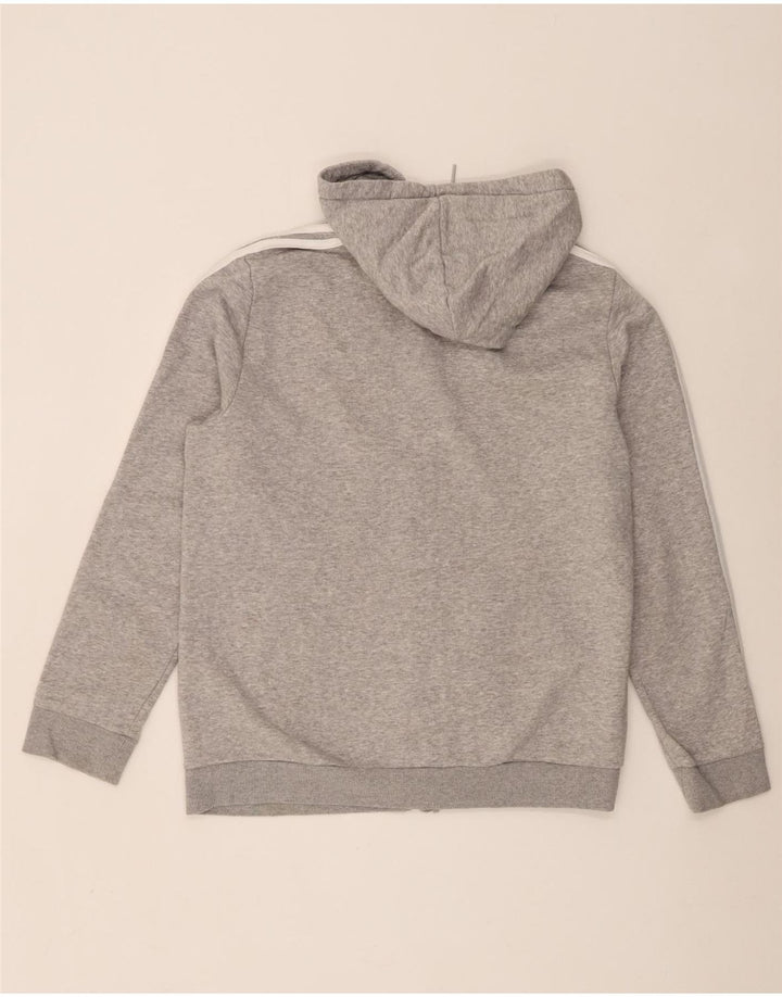 Pulover Adidas pentru bărbați, cu fermoar, gri mediu, pete