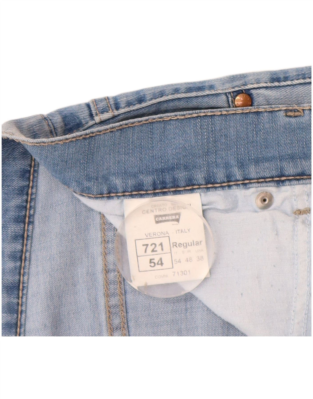 Pantaloni scurți din blugi pentru bărbați Carrera 721 W38 XL Bumbac albastru