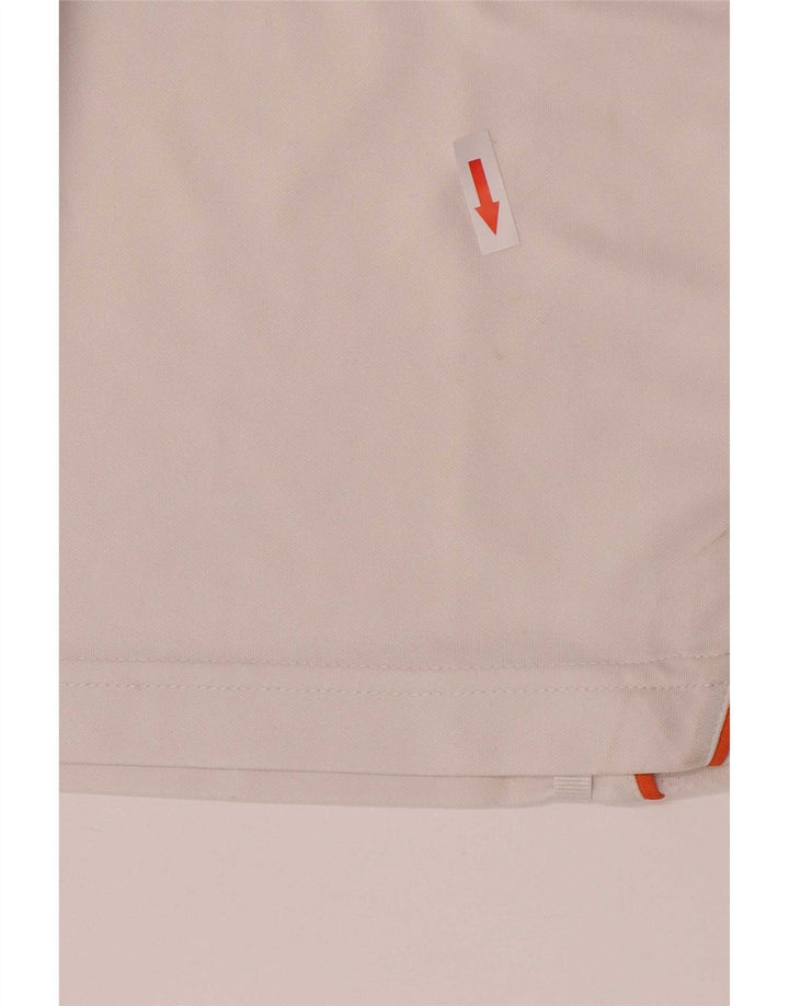 Tricou polo pentru bărbați Lotto, mare, alb, din poliester