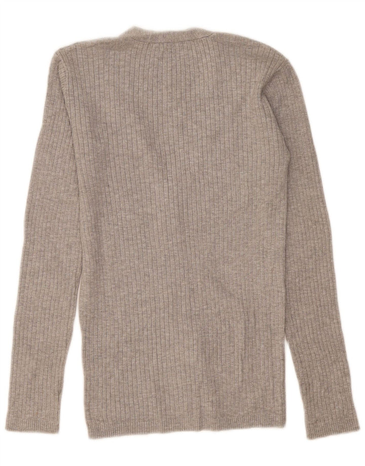 Pulover cardigan pentru femei Zara UK 14 mare gri