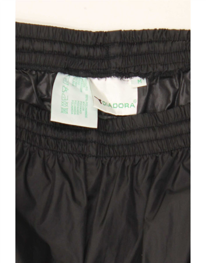 Pantaloni impermeabili pentru bărbați Diadora, poliamidă neagră medie