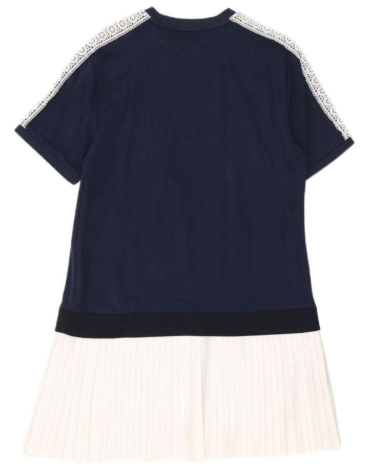 Rochie de bază Fred Perry pentru femei UK 14 mare, albastru bleumarin, bumbac color bloc