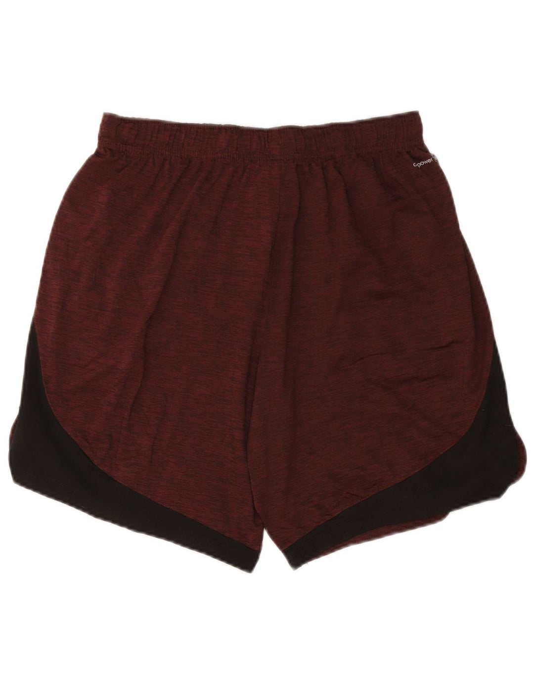Russell Athletic Mens Dri Fit Sport Shorts Medium Maroon Colourblock