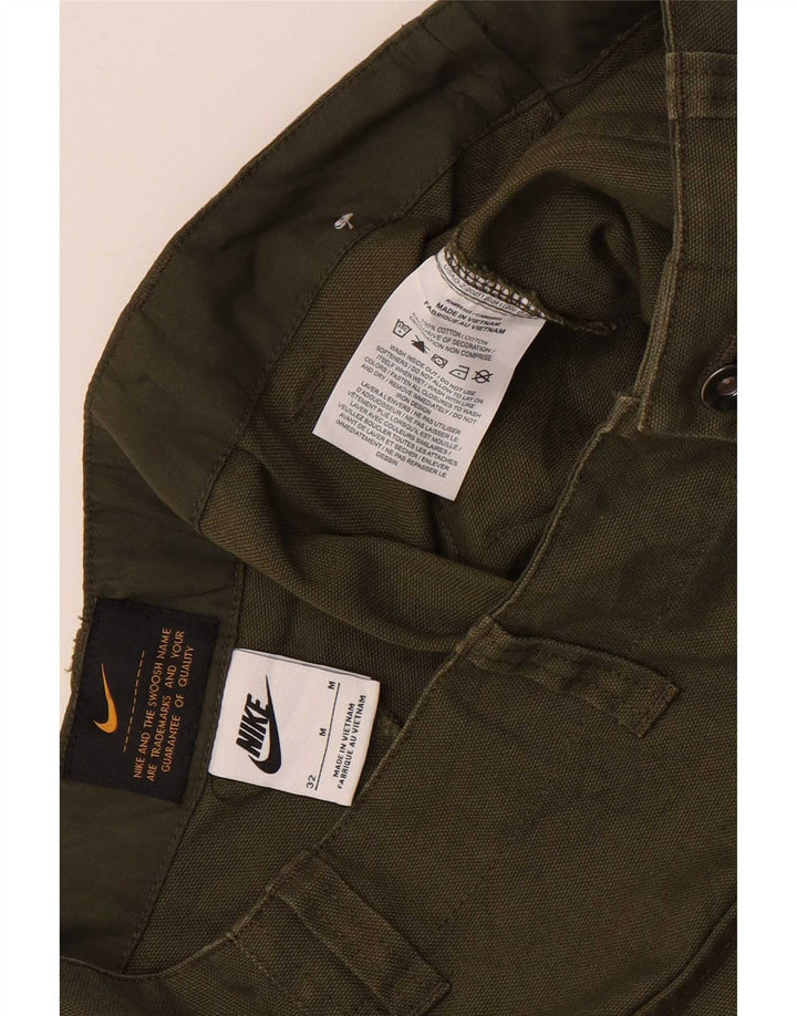 Pantaloni scurți cargo Nike pentru bărbați W32, bumbac mediu kaki