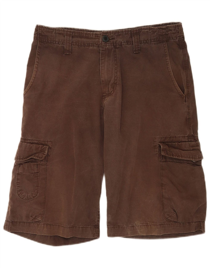Bermudă Carhartt pentru bărbați W30, bumbac maro mediu