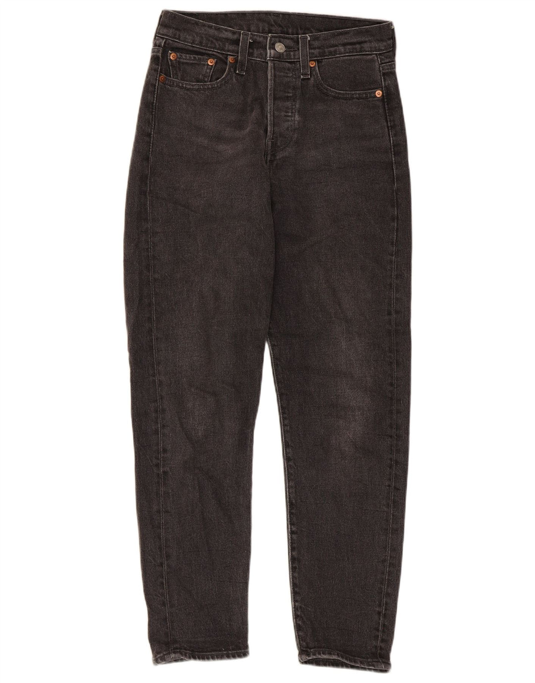 Blugi conici pentru femei Levi's W26 L27 bumbac negru