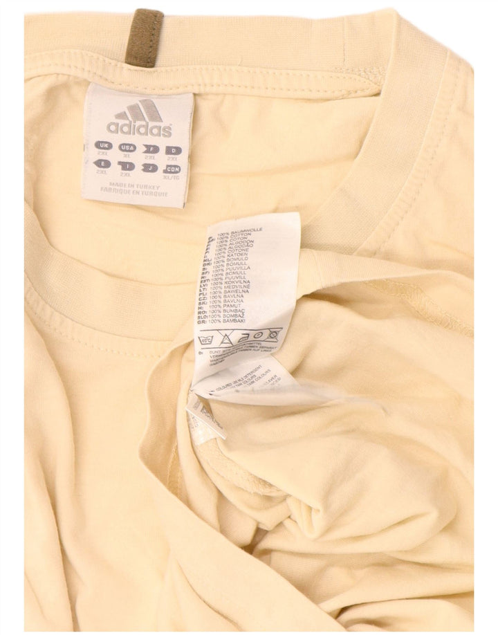 Tricou pentru bărbați Adidas Top 2XL Bej