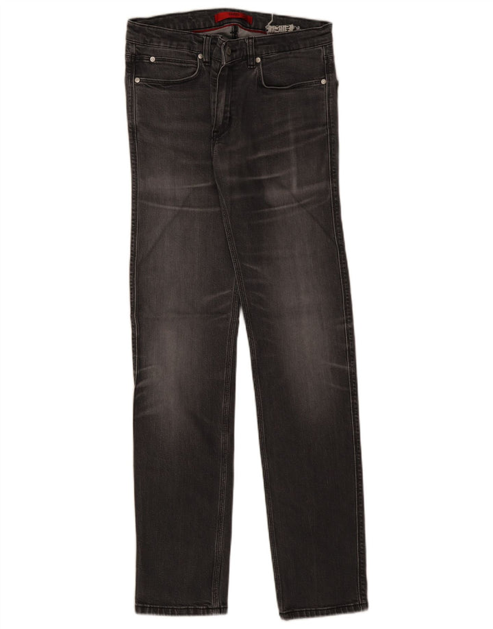 Blugi slim pentru bărbați Hugo Boss W30 L32 bumbac gri