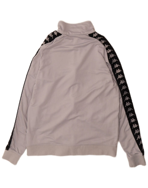 Jachetă de top pentru trening cu grafică Kappa pentru femei UK 16, mare, gri Colorblock