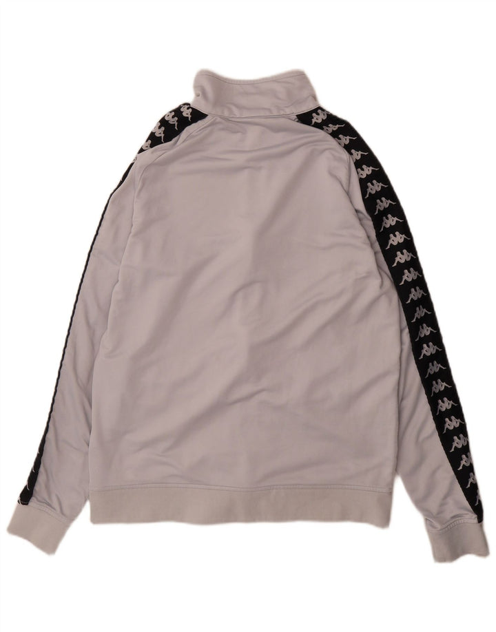 Jachetă de top pentru trening cu grafică Kappa pentru femei UK 16, mare, gri Colorblock