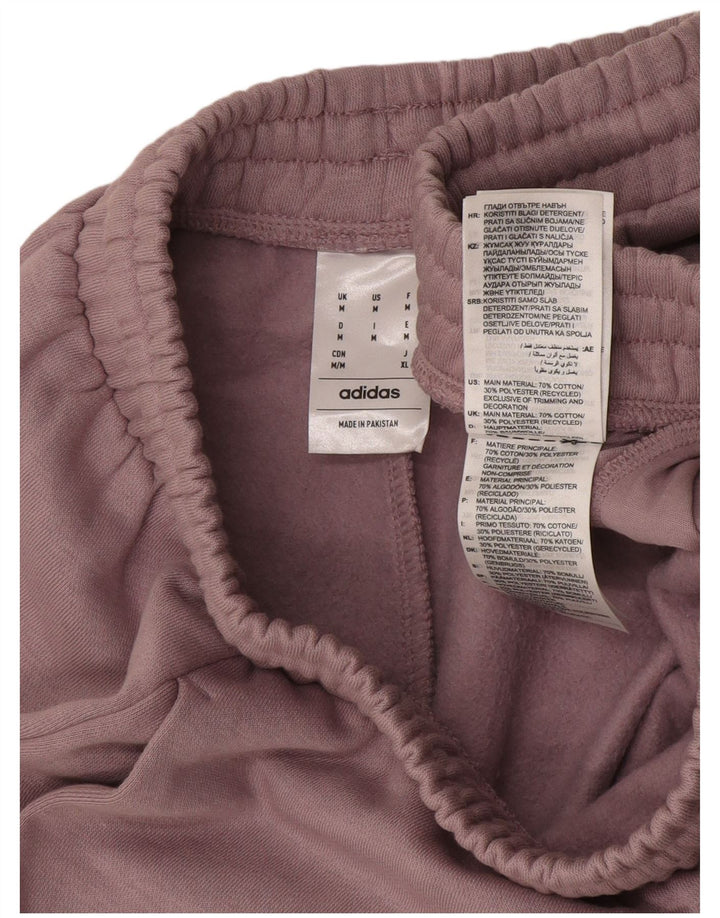 Pantaloni scurți sport grafic Adidas pentru bărbați, bumbac roz mediu