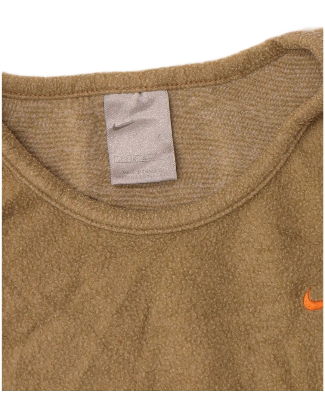 Pulover pentru femei NIKE Fleece US 12/14, mare, kaki, poliester