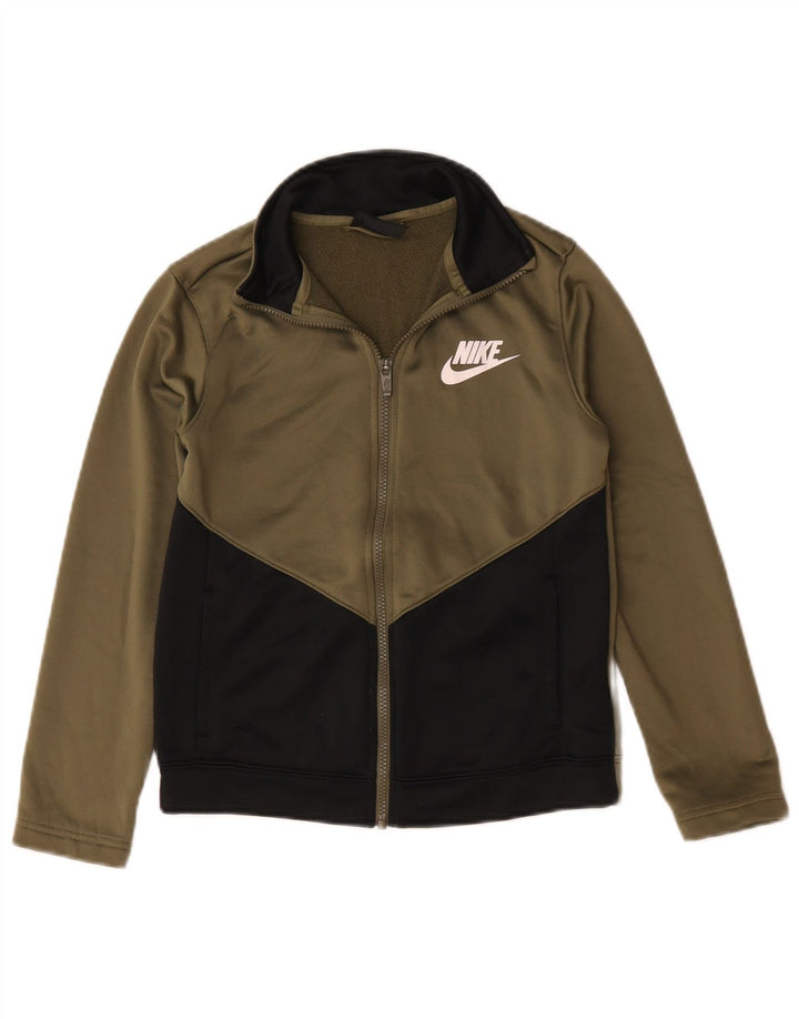 Jachetă de trening standard Nike pentru băieți 10-11 ani kaki mediu