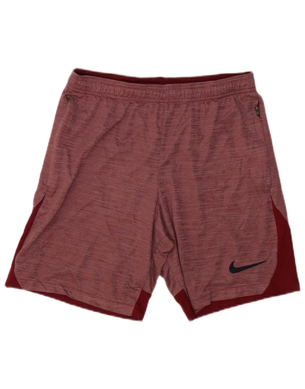 Pantaloni scurți sport NIKE Dri Fit Slim Fit pentru bărbați, mediu Burgundy Colorblock