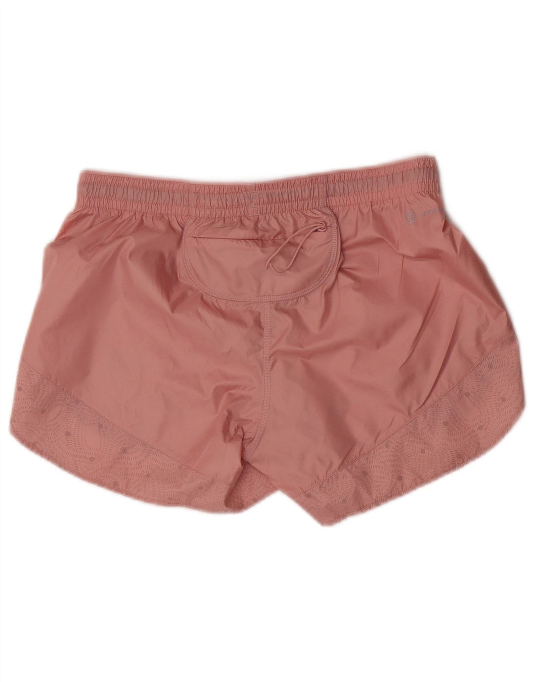 Pantaloni scurți sport pentru alergare Adidas pentru femei UK 8 Small, roz, poliester
