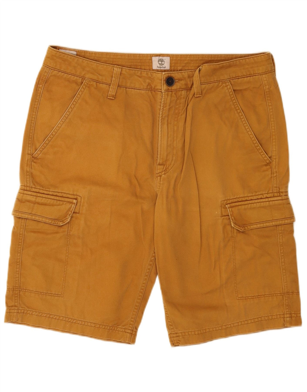 Pantaloni scurți Timberland Regular Cargo W34, maro, bumbac