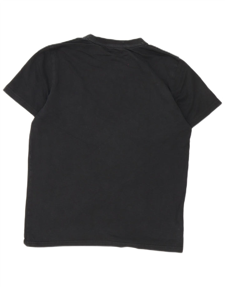 Fred Perry Tricou Bărbați Top Mediu Negru Bumbac