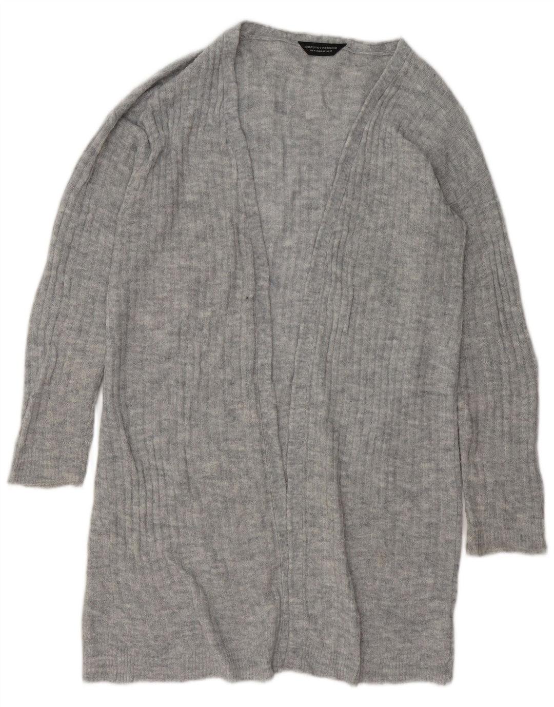Pulover cardigan cu paragate DOROTHY PERKINS UK 14 mare gri