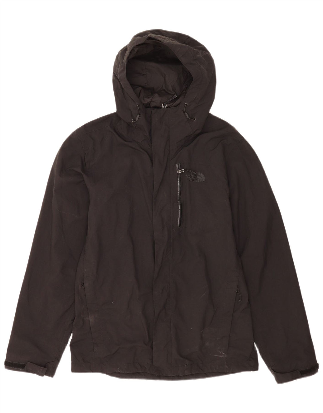 Jachetă de ploaie cu glugă The North Face pentru bărbați UK 36 Small Black Nylon
